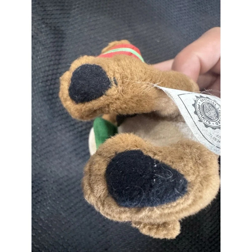 Harley Davidson Motorcycle Plush Bull Dog Christmas Tree‎ Ornament 1999